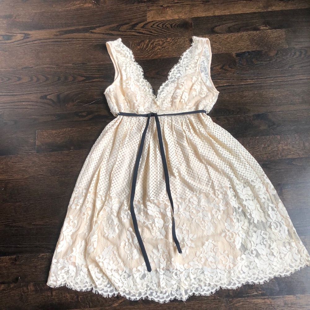 BCBG Babydoll lace dress